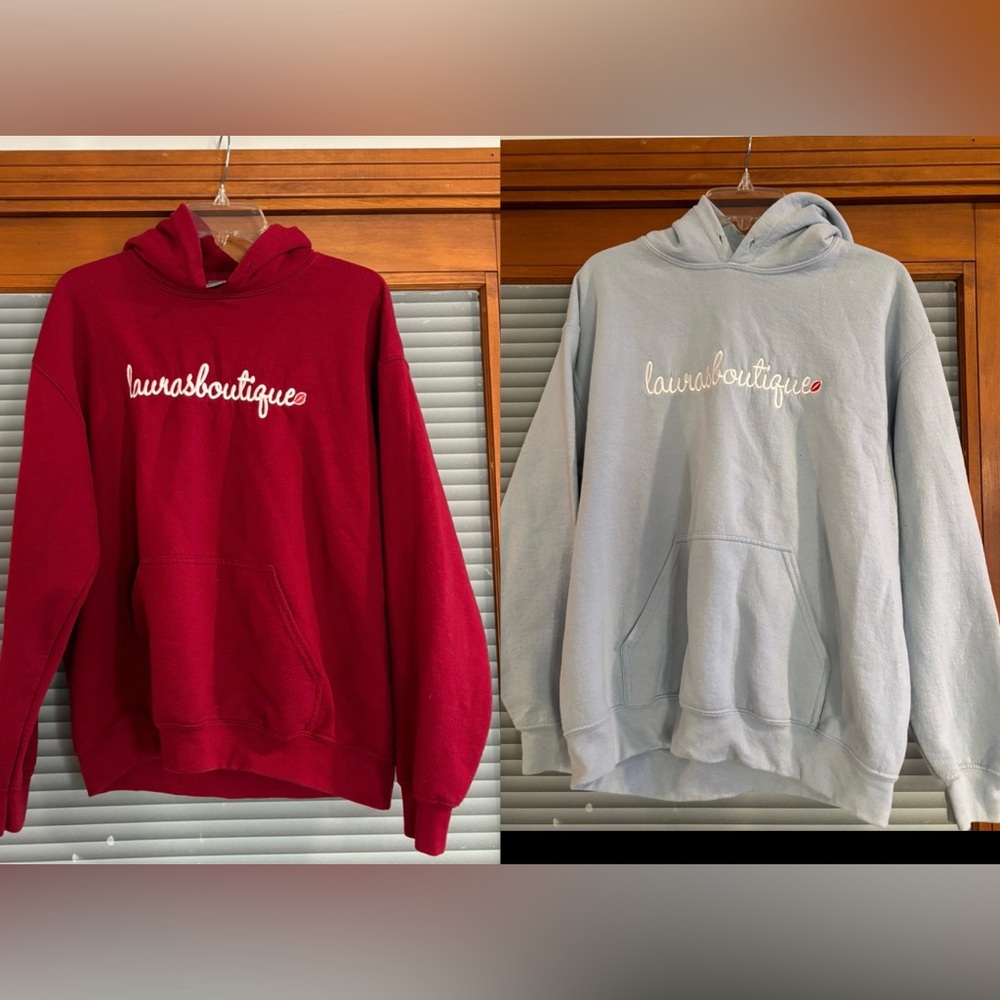 Laura’s Boutique Hoodies, size Medium, 2pk